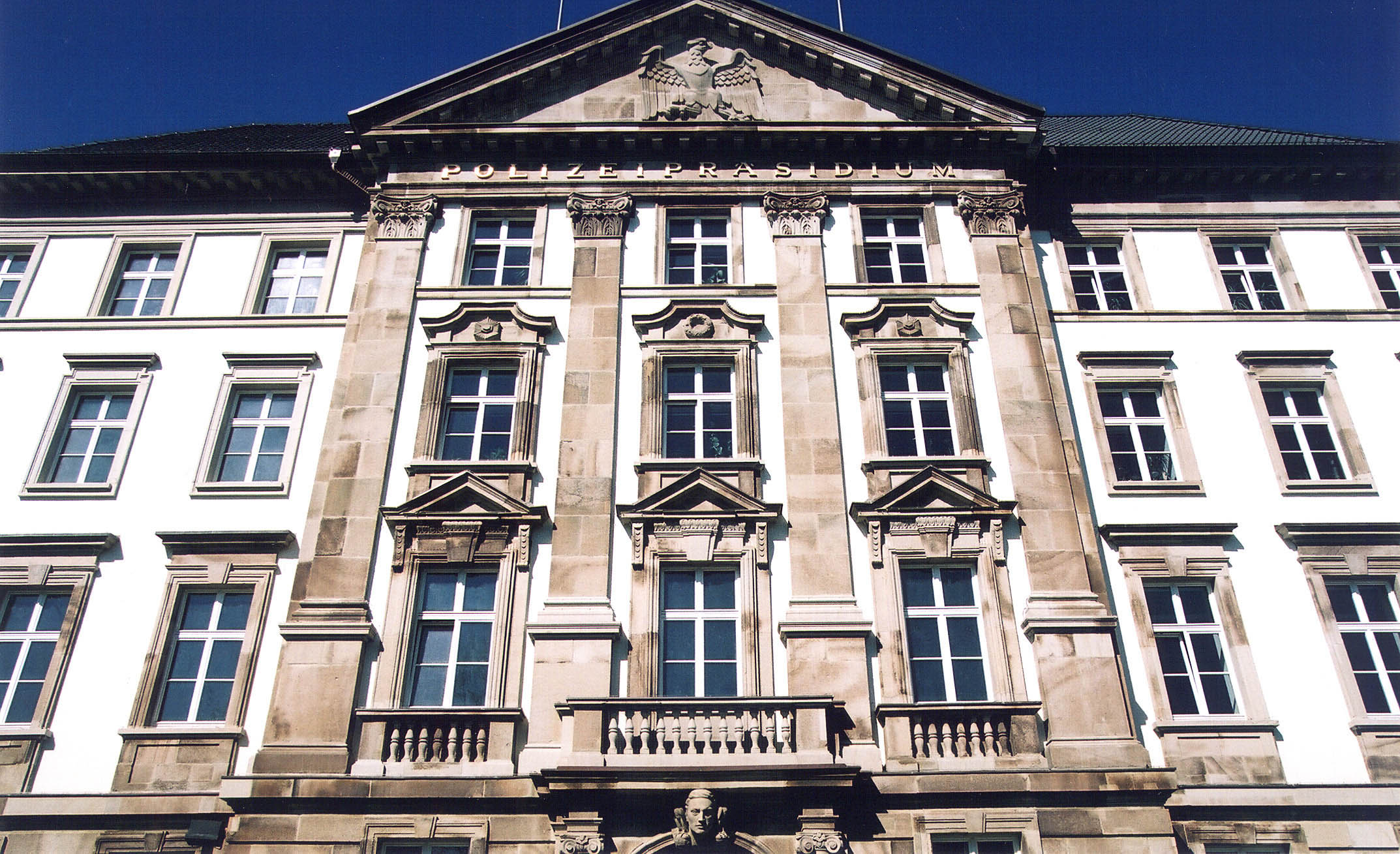 The police headquarters building in Essen