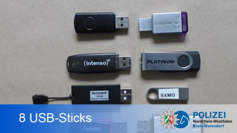 8 USB-Sticks