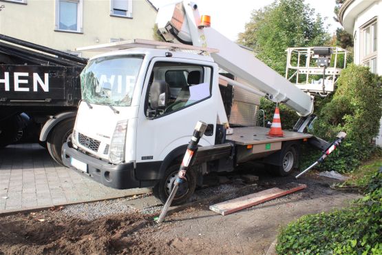Verkehrsunfall Sattelzug